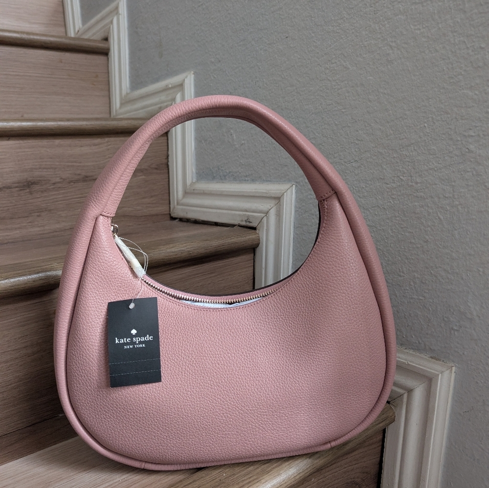 NWT Kate Spade KK054 Kayla Crescent Shoulder Bag In Dusk Rose - Picture 2 of 4